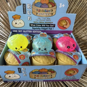 BOITE 12 SQUISHY BUN GEL GRAND MODELE