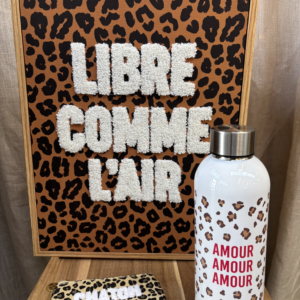 BOUTEILLE ISOTHERME LEOPARD - AMOUR