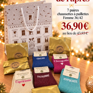 1 CALENDRIER DE L'APRES - 7 PAIRES FEMME 36/42 (CLASSIQUE)