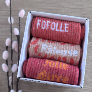 COFFRET FOFOLLE CHAUSSETTE A PAILLETTES