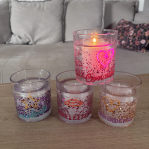 BOUGIE LED PAILLETTES