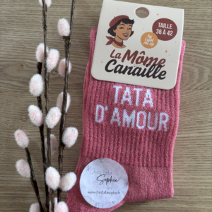 TATA D'AMOUR (la môme) - CHAUSSETTES A PAILLETTES