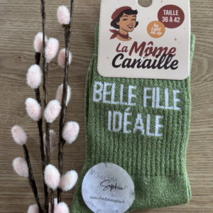 BELLE FILLE IDEALE (la môme) - CHAUSSETTES A PAILLETTES