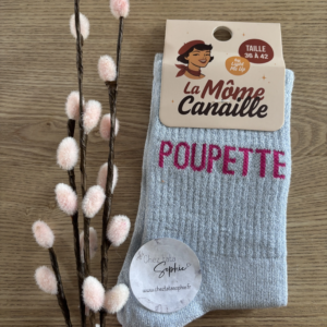 POUPETTE - CHAUSSETTES A PAILLETTES