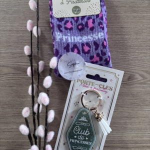 1 OFFRE PORTE CLES ET CHAUSSETTE 9.50€ - PRINCESSE