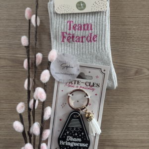1 OFFRE PORTE CLES ET CHAUSSETTE 9.50€ - TEAM FETARDE