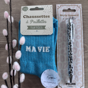 1 OFFRE STYLO ET CHAUSSETTE 9.50€ - MA VIE