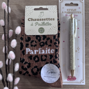 1 OFFRE STYLO ET CHAUSSETTE 9.50€ - PARFAITE