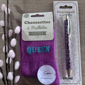 1 OFFRE STYLO ET CHAUSSETTE 9.50€ - QUEEN