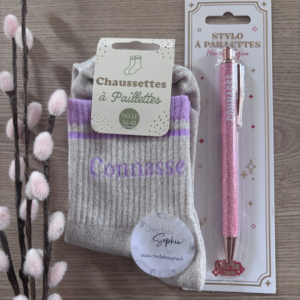 1 OFFRE STYLO ET CHAUSSETTE 9.50€ - CONNASSE